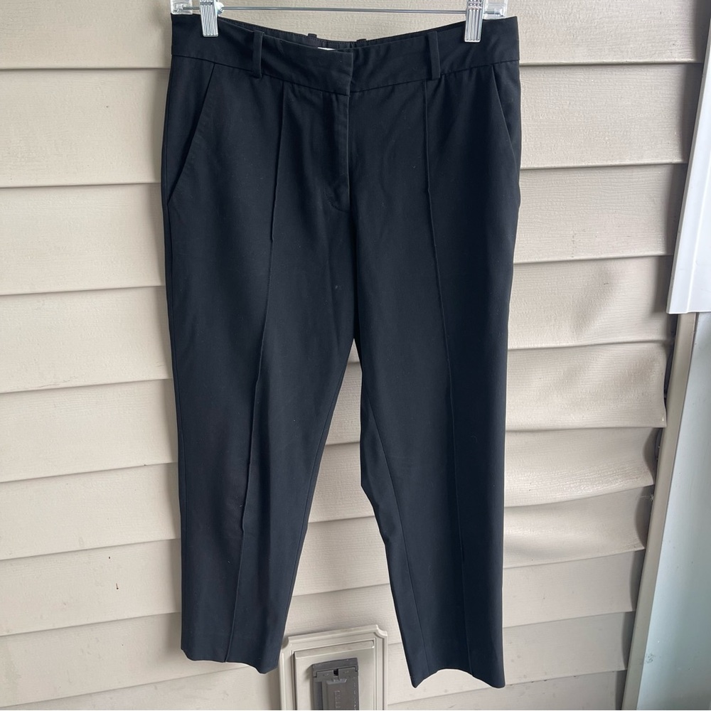 Taylor Stitch Women’s Chino Trousers Cropped Pants Size 2 Black‎ Career Office